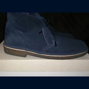 Navy Suede Clark's men size 7.5